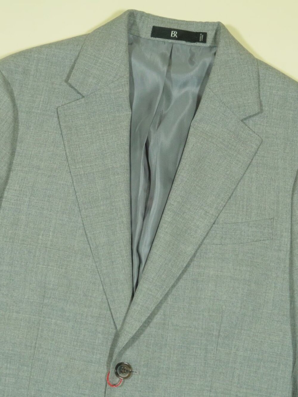 Banana Republic Rustico Wool Jacket Blazer Mens 38S Gray Tailored Slim Fit New